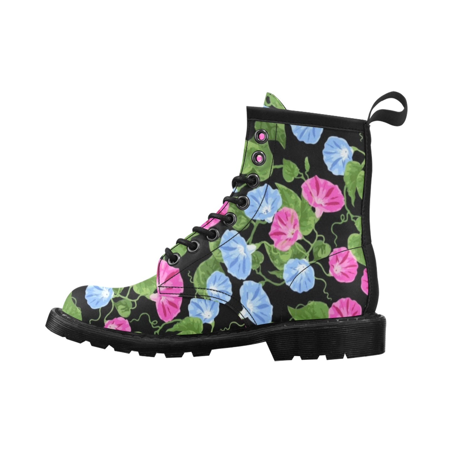 Morning Glory Pattern Print Design MG04 Women's Boots