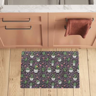 Cactus Pattern Print Design 03 Kitchen Mat