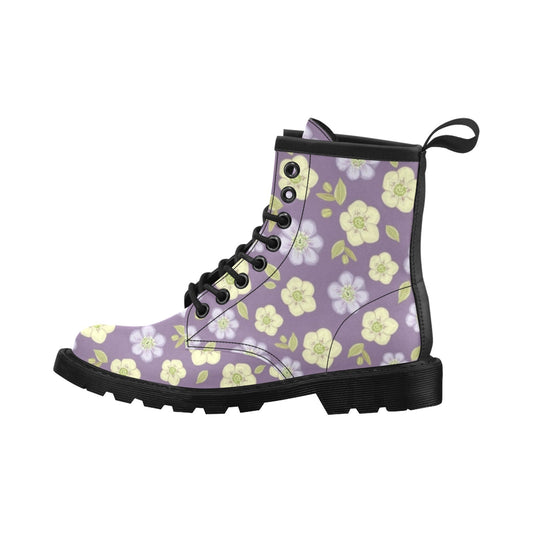 Anemone Pattern Print Design AM013 Women's Boots