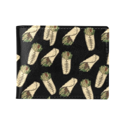 Burrito Print Design LKS303 Men's ID Card Wallet