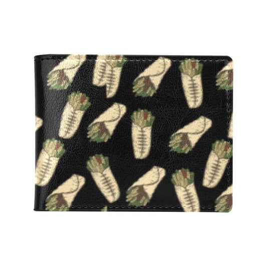 Burrito Print Design LKS303 Men's ID Card Wallet