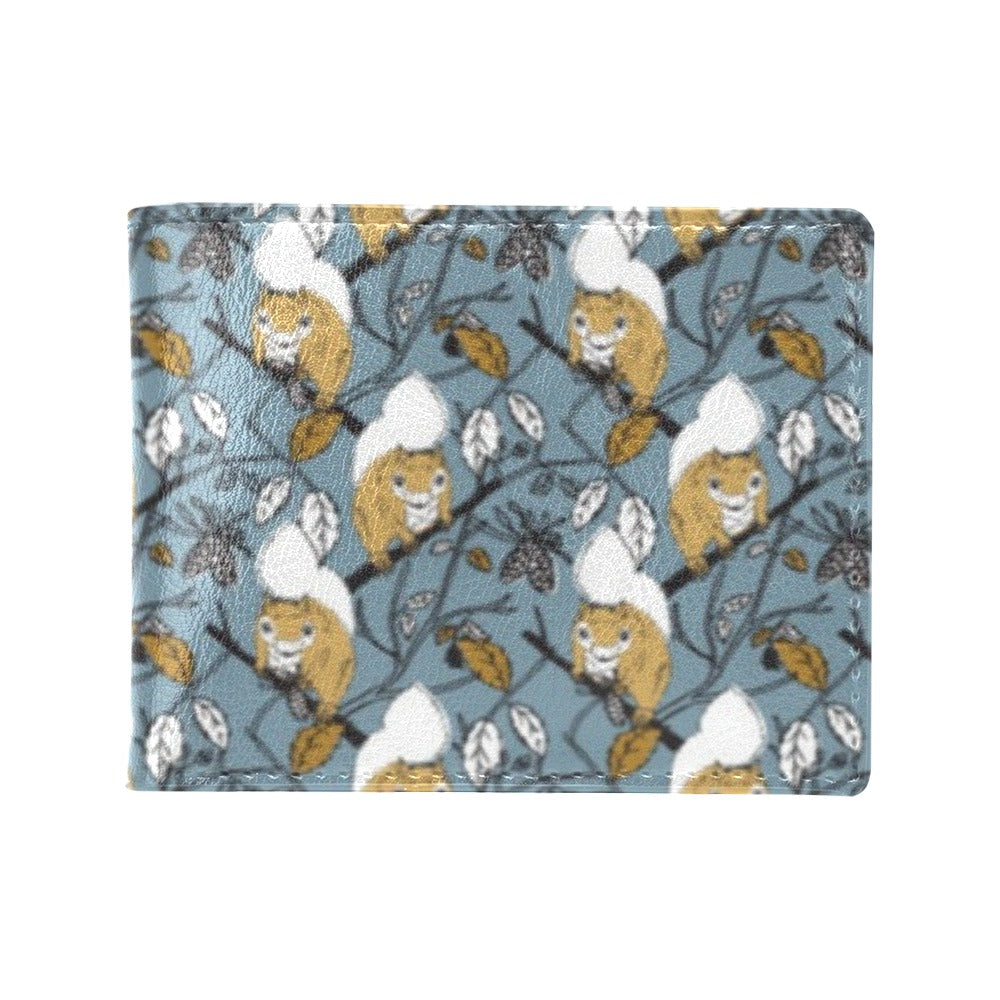 Squirrel Print Design LKS305 Men's ID Card Wallet