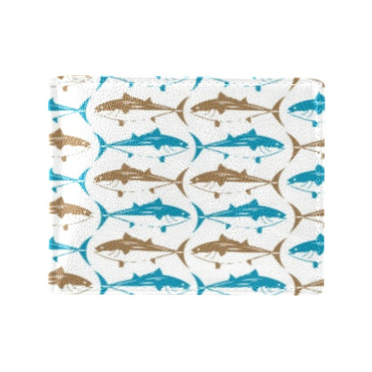 Tuna Fish Print Design LKS301 Men's ID Card Wallet