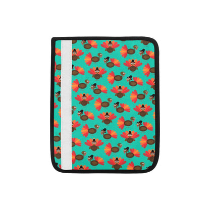 Turkey Print Design LKS402 Car Seat Belt Cover