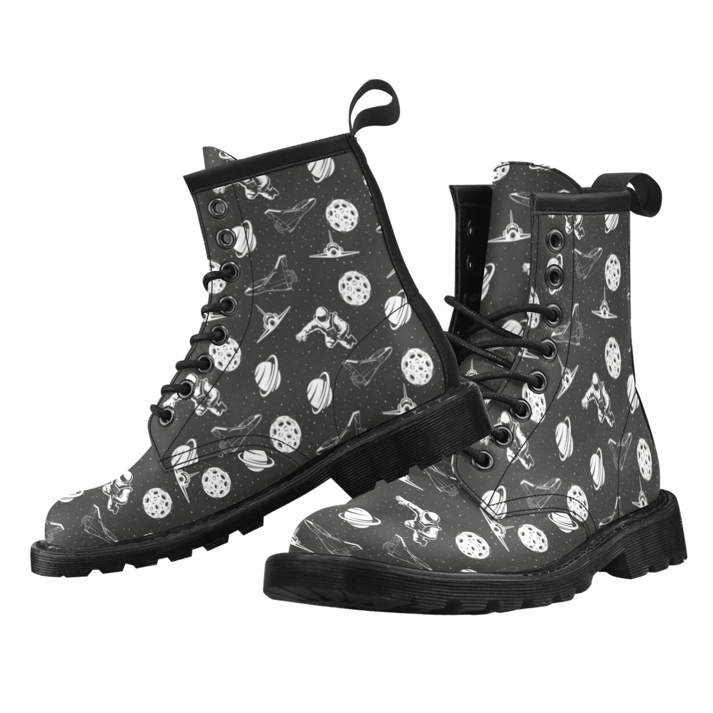 Space Astronauts Print Women's Boots