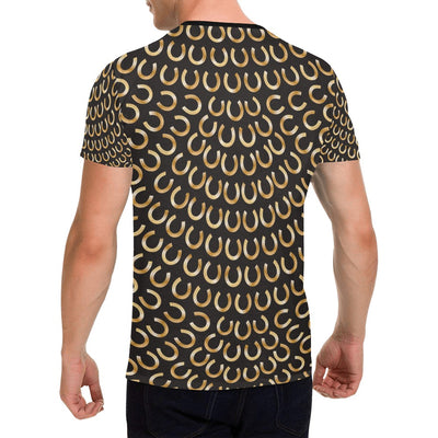 Horseshoe Print Design LKS304 Men's All Over Print T-shirt