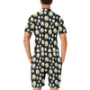 Daisy Pattern Print Design DS01 Men's Romper