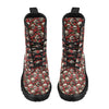 Skull Roses Design Themed Print Women's Boots