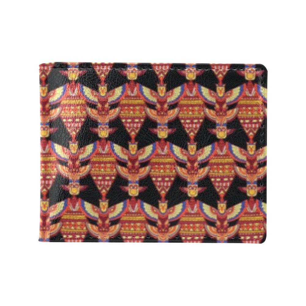 Totem Pole Print Men's ID Card Wallet