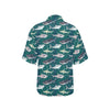 Shark Style Print Women's Hawaiian Shirt