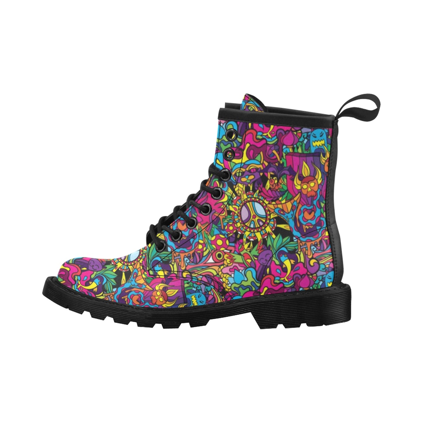 Trippy Print Design LKS304 Women's Boots