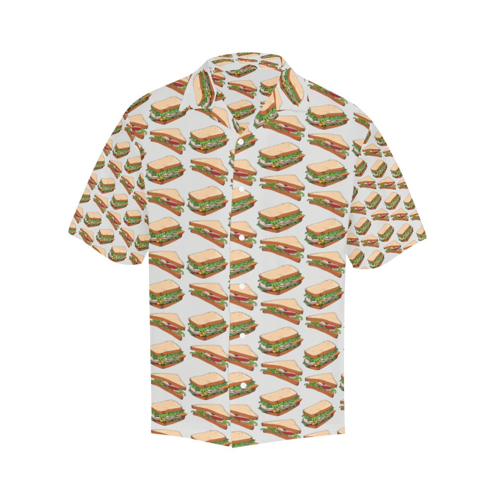 Sandwich Print Design LKS302 Men's Hawaiian Shirt