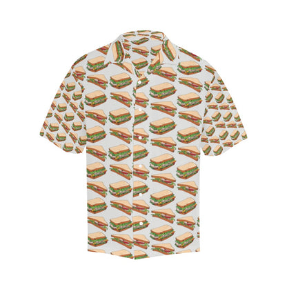 Sandwich Print Design LKS302 Men's Hawaiian Shirt