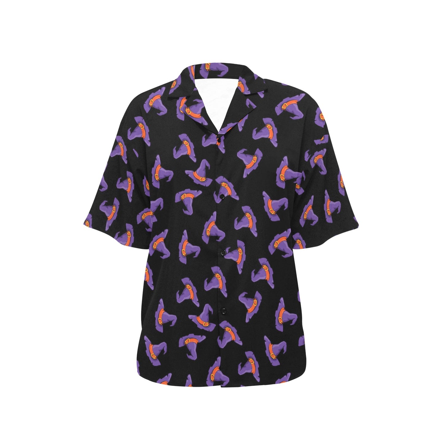 Witch Hat Print Design LKS304 Women's Hawaiian Shirt