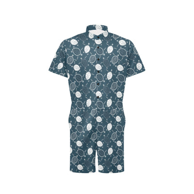 Sea Turtle Print Design LKS3015 Men's Romper