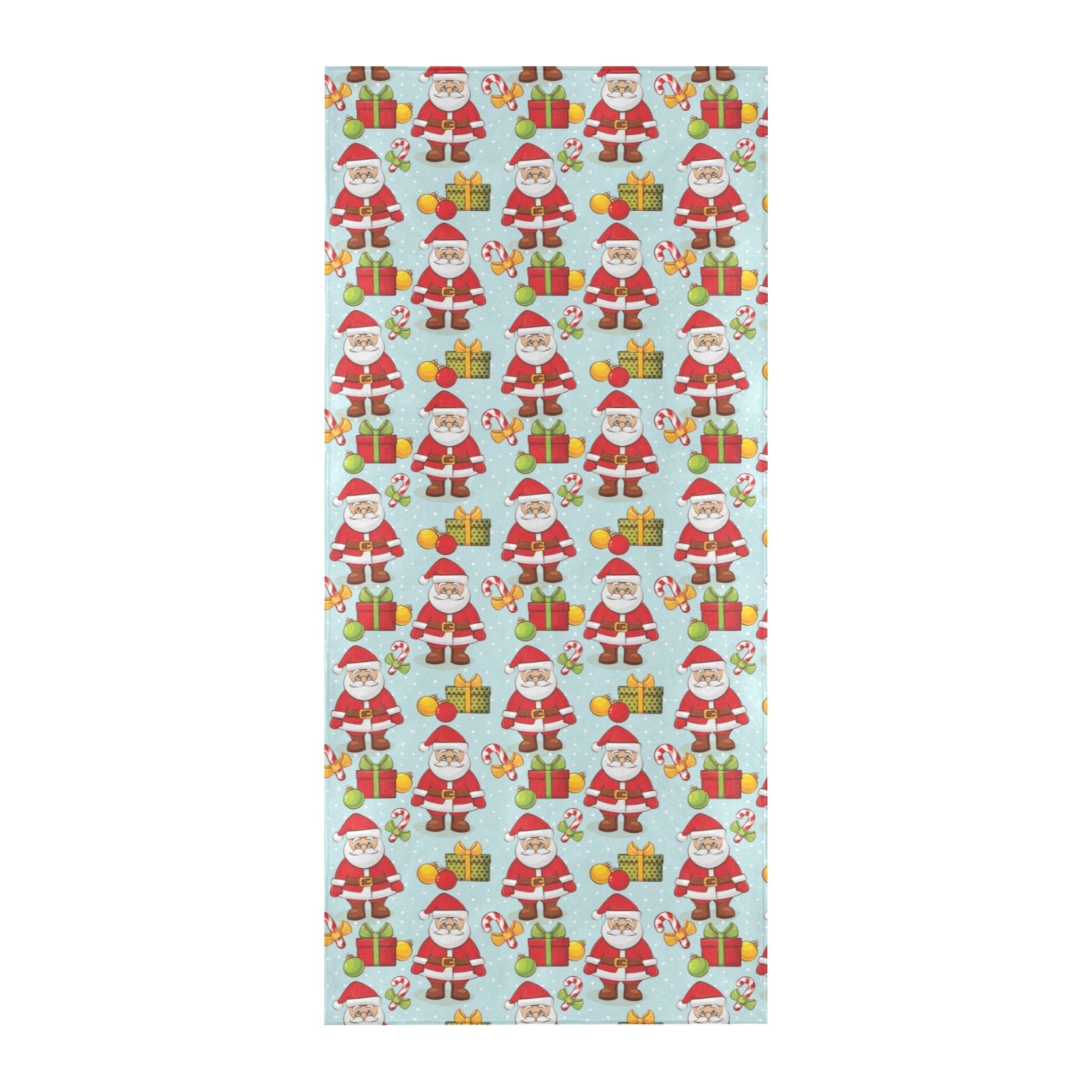 Santa Christmas Themed Print Design LKS303 Beach Towel 32" x 71"