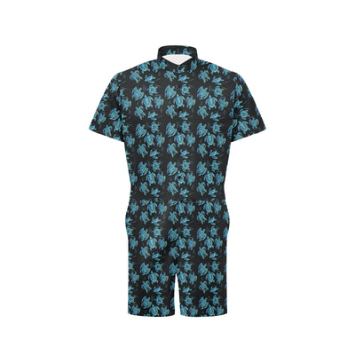 Tribal Turtle Polynesian Themed Design Men's Romper