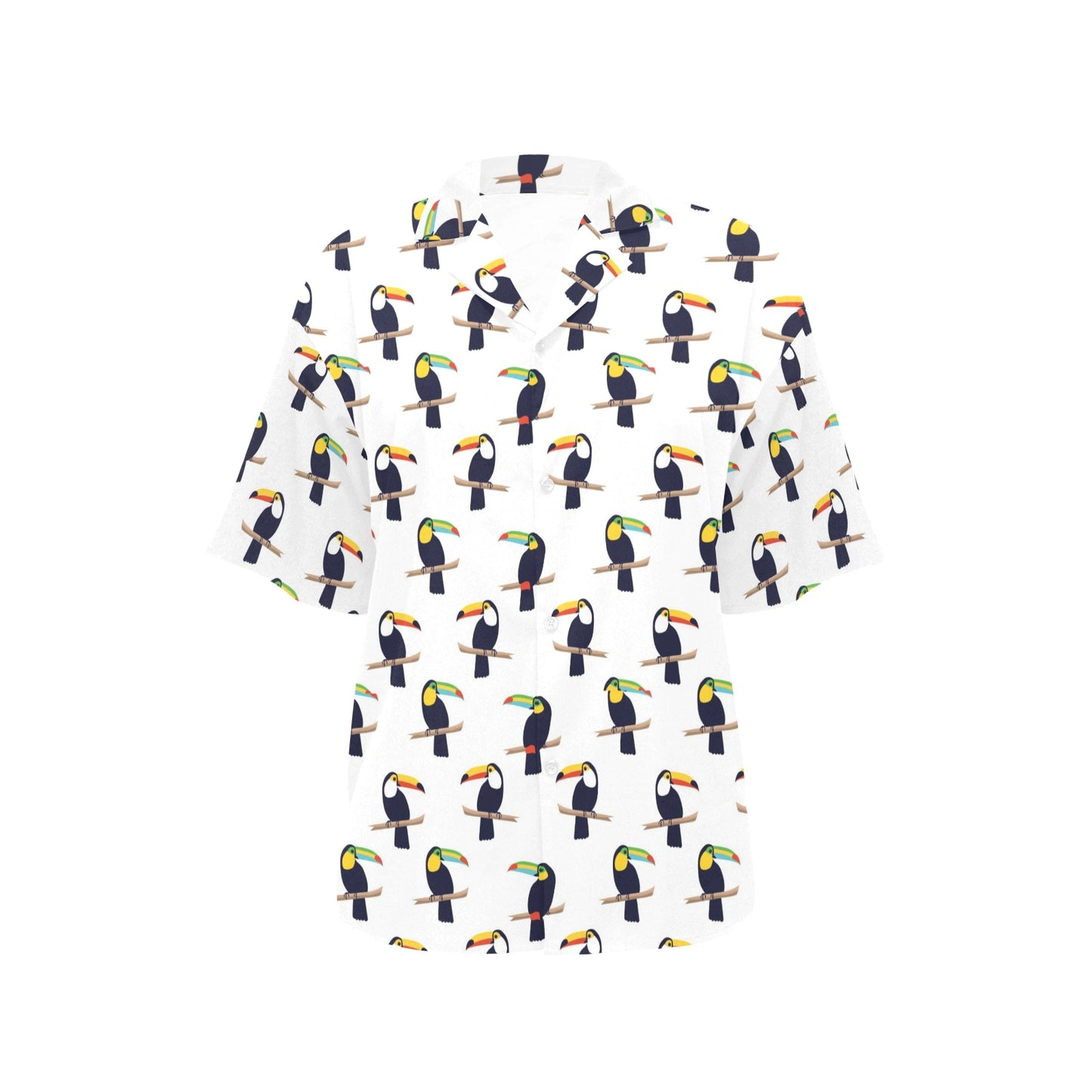 Toucan Print Design LKS305 Women's Hawaiian Shirt