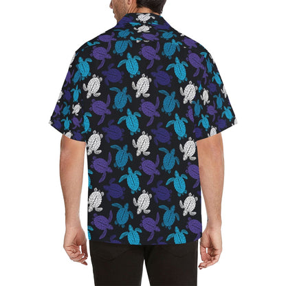 Sea Turtle Print Design LKS306 Men's Hawaiian Shirt
