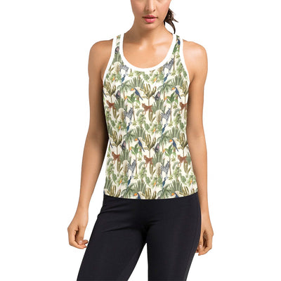 Safari Animal Print Design LKS304 Women's Racerback Tank Top