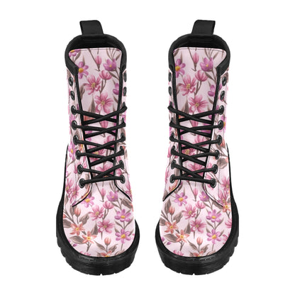 Summer Floral Pattern Print Design SF09 Women's Boots