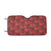 Skull Red Print Design LKS306 Car front Windshield Sun Shade