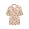 Chicken Boho Style Pattern Women's Hawaiian Shirt