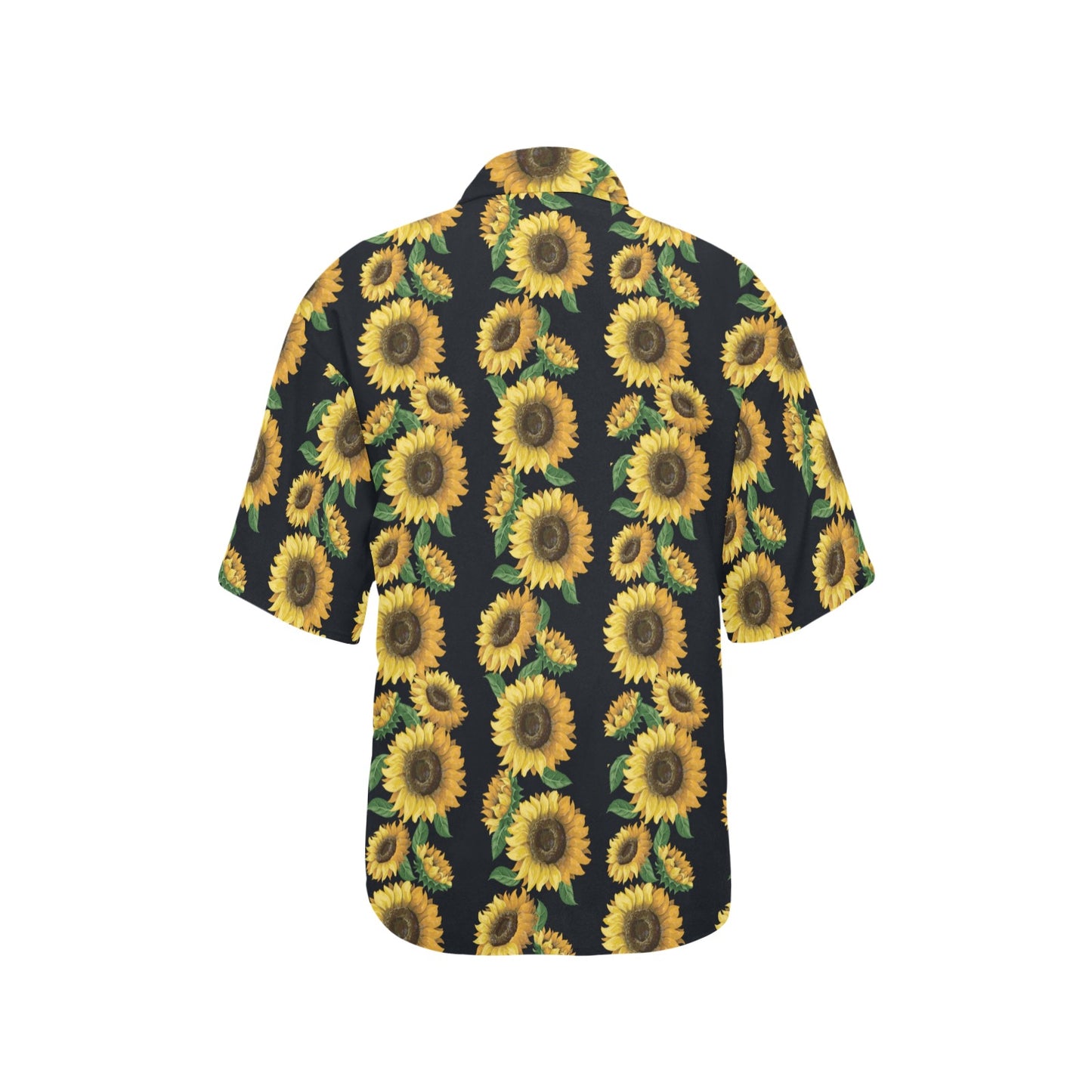 Sunflower Print Design LKS306 Women's Hawaiian Shirt