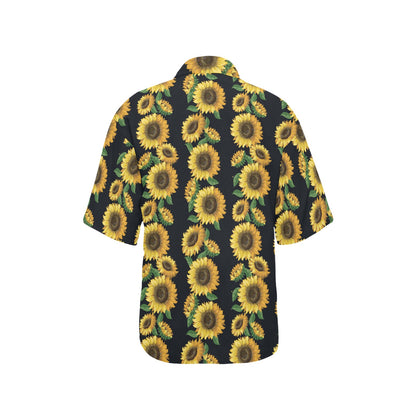 Sunflower Print Design LKS306 Women's Hawaiian Shirt