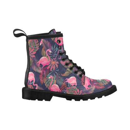 Flamingo Tropical Pattern Women's Boots