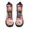 Hibiscus Pattern Print Design HB020 Women's Boots