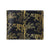 Tiger Gold Print Design LKS307 Men's ID Card Wallet