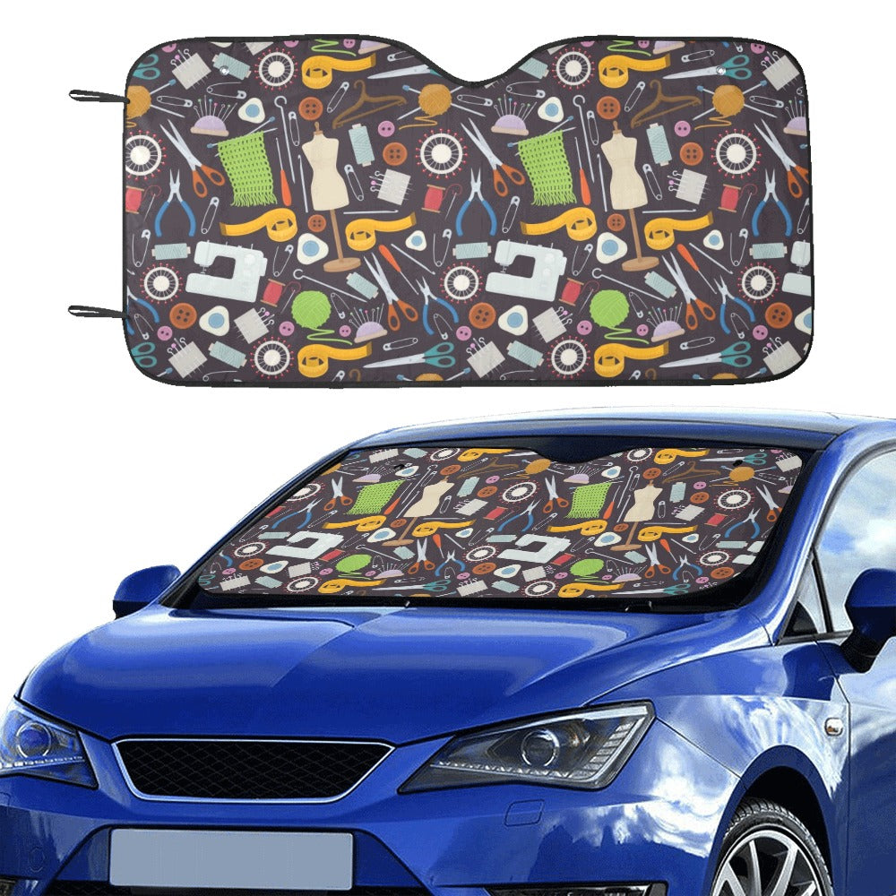 Sewing Equipment Print Design LKS308 Car front Windshield Sun Shade