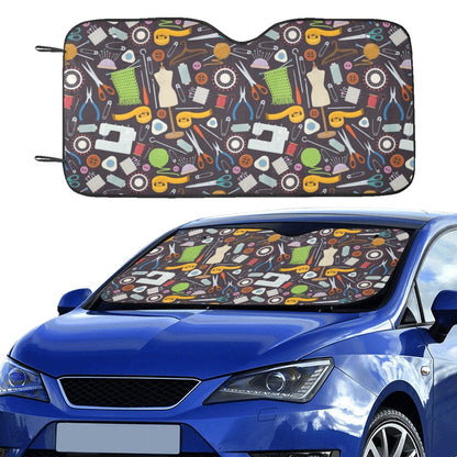 Sewing Equipment Print Design LKS308 Car front Windshield Sun Shade