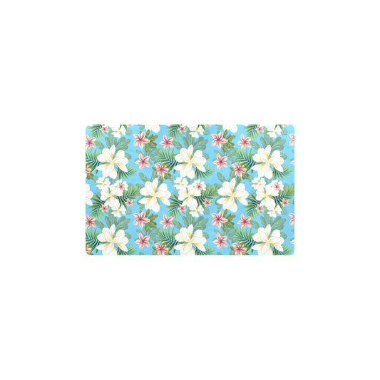 Plumeria Pattern Print Design PM028 Kitchen Mat