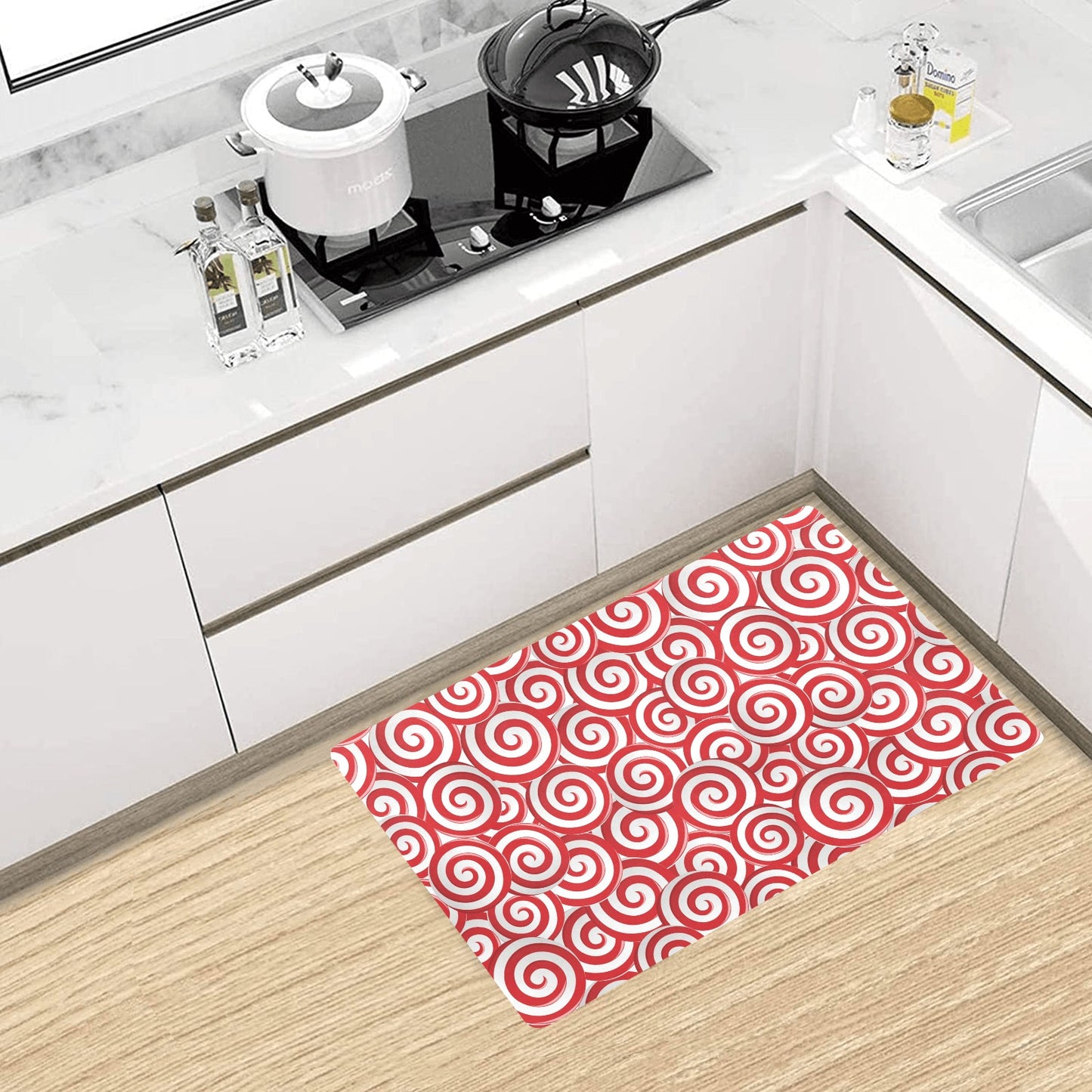 Candy Pattern Print Design 03 Kitchen Mat