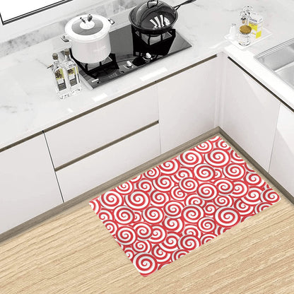 Candy Pattern Print Design 03 Kitchen Mat