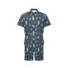 Nautical Sea Themed Print Men's Romper