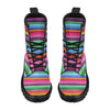 Mexican Blanket Colorful Print Pattern Women's Boots