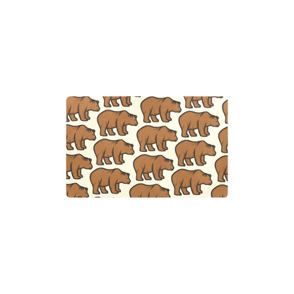 Bear Pattern Print Design BE05 Kitchen Mat