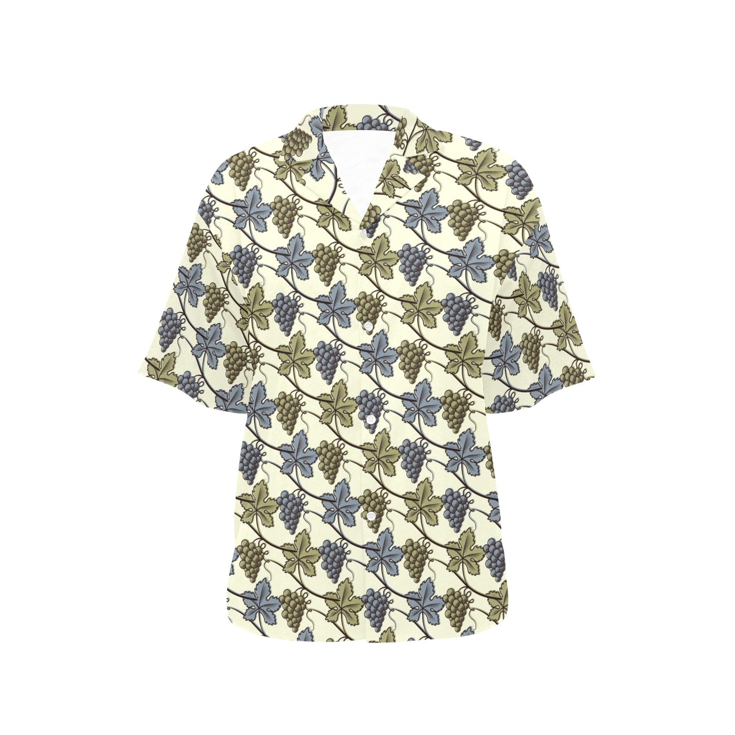 Grape Pattern Print Design GP03 Women's Hawaiian Shirt