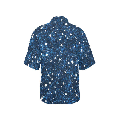 Cosmic Pattern Print Design 05 Women's Hawaiian Shirt