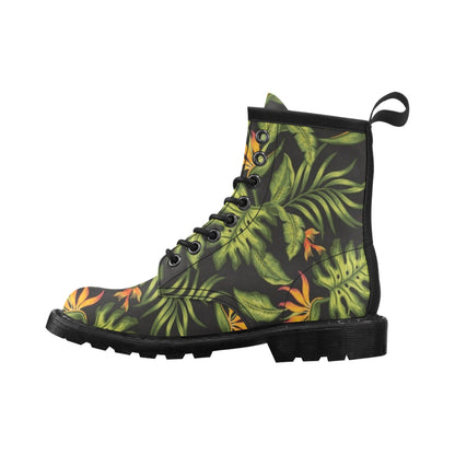 Bird Of Paradise Pattern Print Design BOP013 Women's Boots