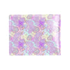 Unicorn Rainbow Star Heart Print Men's ID Card Wallet