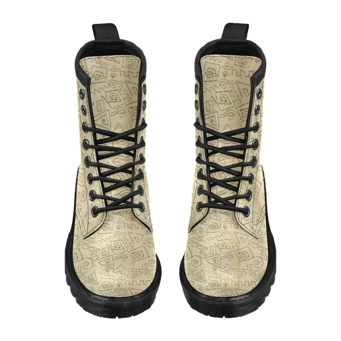 Ancient Greek Print Design LKS3013 Women's Boots