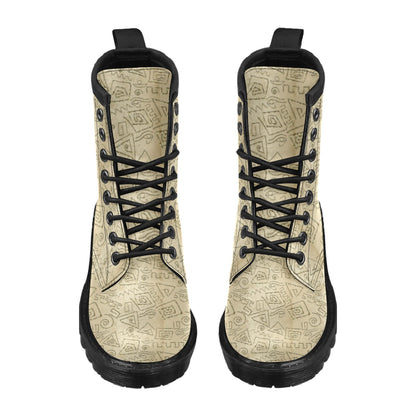 Ancient Greek Print Design LKS3013 Women's Boots