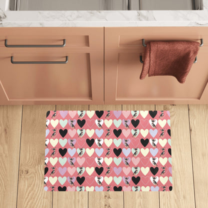 Chihuahua Pattern Print Design 01 Kitchen Mat