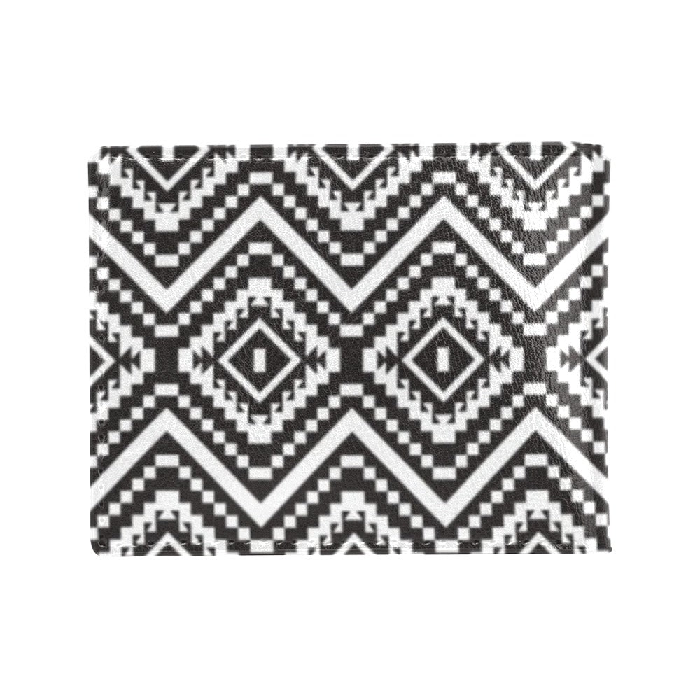 Tribal Pattern Print Design LKS303 Men's ID Card Wallet