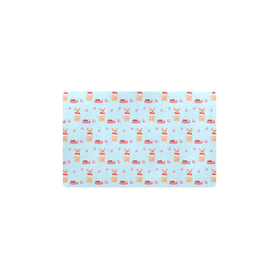 Chihuahua Pattern Print Design 05 Kitchen Mat