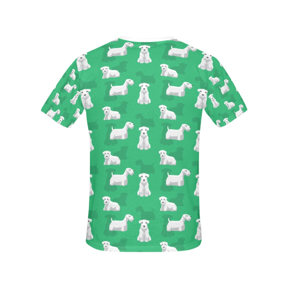 Sealyham Terriers Print Design LKS301 Women's  T-shirt